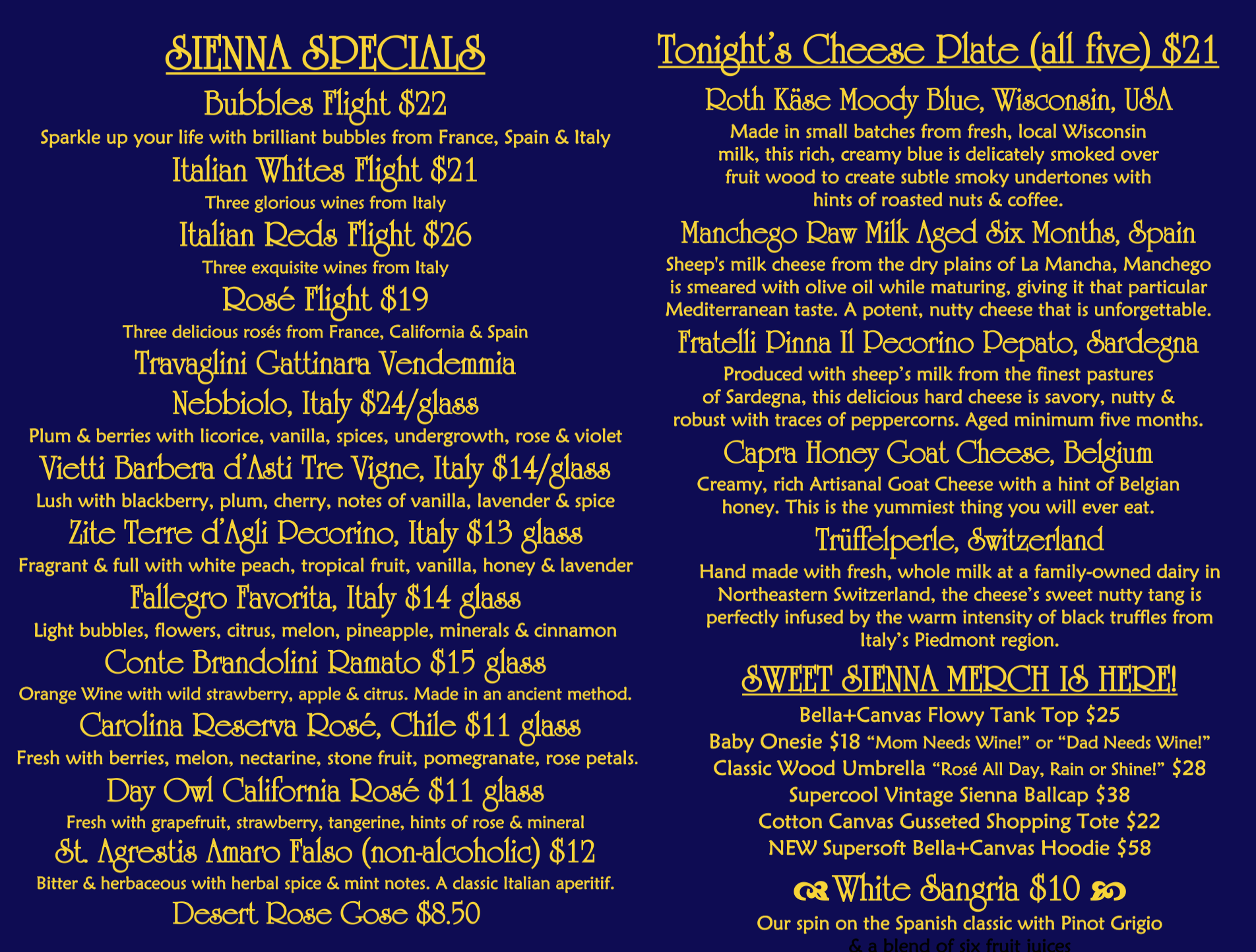 Our Specials